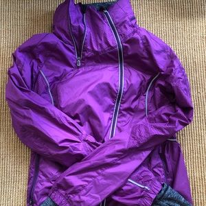 Lululemon running jacket, lavender sz 6